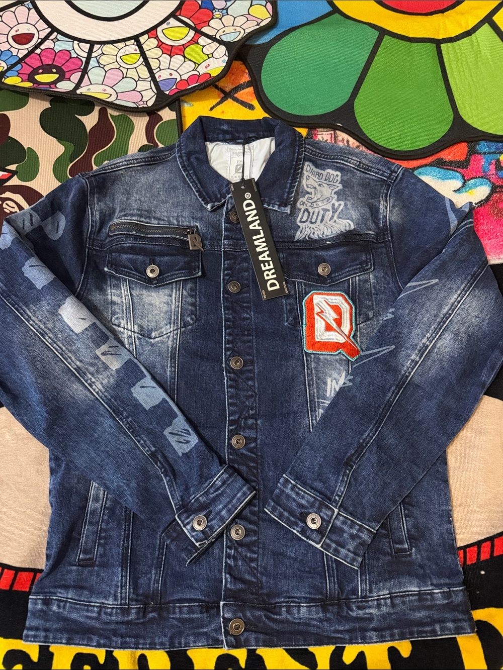 Dreamland NY "City of Dreams" Graphic Denim Jacket